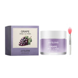 Grape Sleep Lip Mask, Gentle Nourishing Lip Color Bright Moisturizing Lip Skin Moisturizing Lip Mask