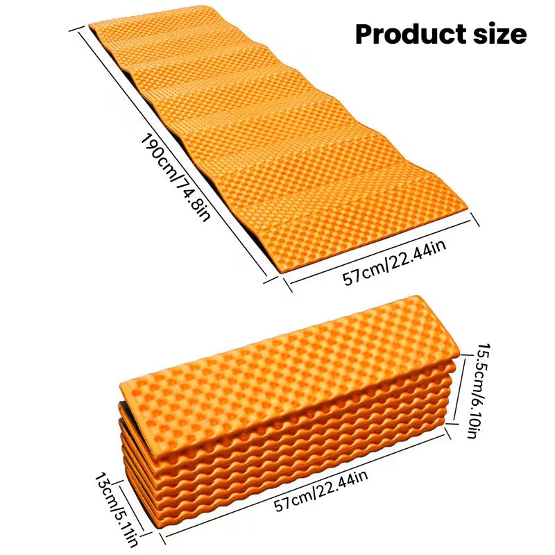 Thicken Egg Mattress. Foldable Camping Pad with Aluminum Membrane for Moisture-Proof. IXPE Foam Pad - V.I.P Digital Presence