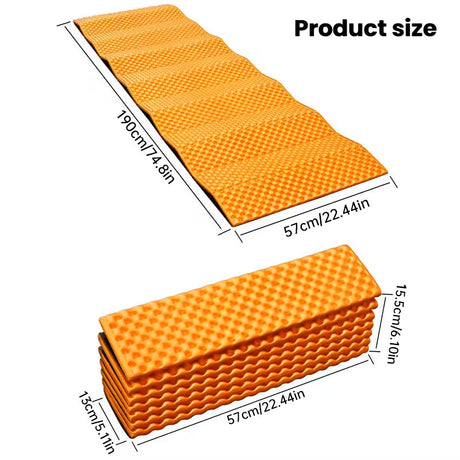 Thicken Egg Mattress. Foldable Camping Pad with Aluminum Membrane for Moisture-Proof. IXPE Foam Pad - V.I.P Digital Presence