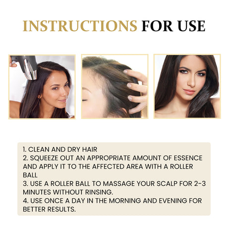 Ginseng Massage Essence, Moisturizes Scalp Strengthens Hair Prevents Loss Hair Care Essence - V.I.P Digital Presence