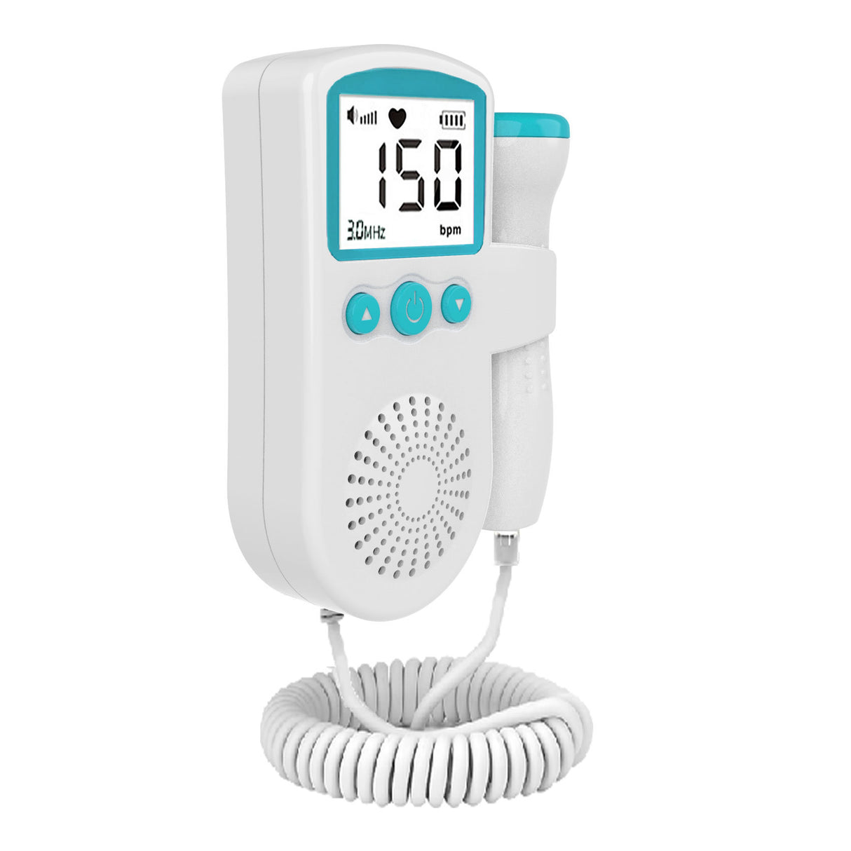 Fetal Heart Monitor Handheld Home Fetal Sound Monitor for Detecting Baby Fetal Movement and Heart Rate Auscultatory Device - V.I.P Digital Presence