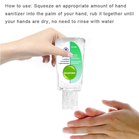 30-60ml Travel Portable Mini Hand Sanitizer for Kids Anti-Bacteria Moisturizing Disposable Waterless Hand Gel Handgel - V.I.P Digital Presence