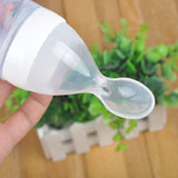 Newborn Baby Silicone Squeezing Feeding Bottle - V.I.P Digital Presence