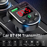 Car mp3 BTE5 Bluetooth Receiver E5 Car MP3 FM Transmitter Hands-free Call - V.I.P Digital Presence