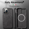 Italian Alcantara Case for iPhone 15 Pro Max Business Leather Phone Back Cover for iPhone 13 Pro Max Magnets - V.I.P Digital Presence