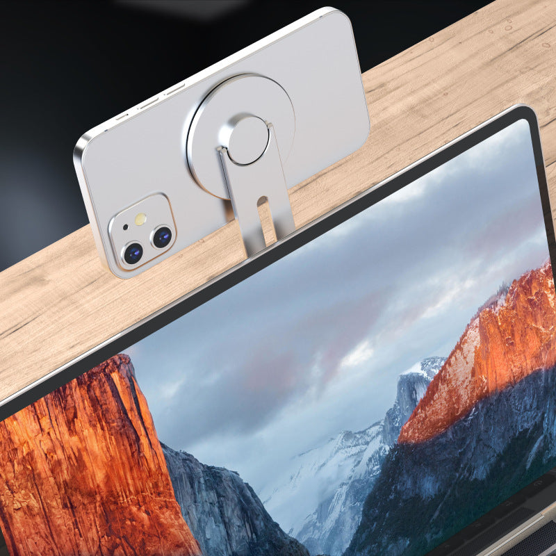 Soporte de cámara para iPhone con extensión para Mac, soporte invisible para coche Tesla, soporte magnético para teléfono con succión 