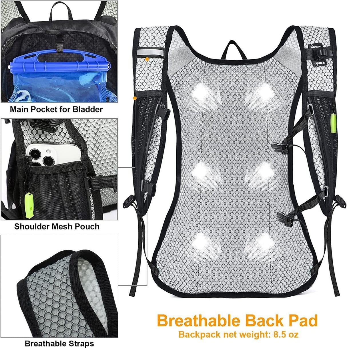 Hiking Bag Outdoor Sports Water Bag Oxford Cloth Backpack Ultra Light Hiking Bag Cycling Water Bag Backpack - V.I.P Digital Presence