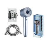 Hollow out household super pressurized showerhead bathroom water heater turbo large water outlet five level filter showerhead - V.I.P Digital Presence