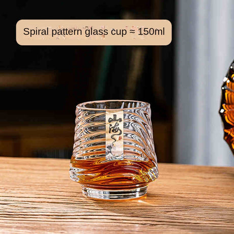 Shanhai glass whiskey cup personalized niche home wine cup mini wine glass beer cup - V.I.P Digital Presence