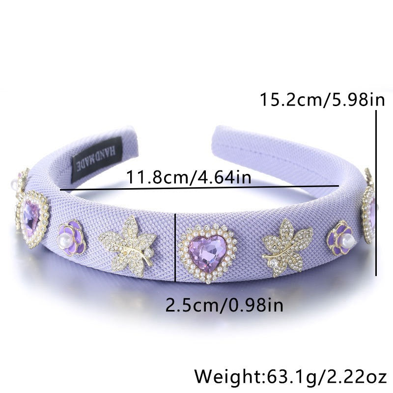 Fashionable Drip Oil Camellia Love Hair Hoop - V.I.P Digital Presence