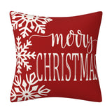 Christmas Snowman Pillow Cover, Big Red Snowman Printed Cushion Cover, Decorative Sofa Cover, Home Furnishings - V.I.P Digital Presence