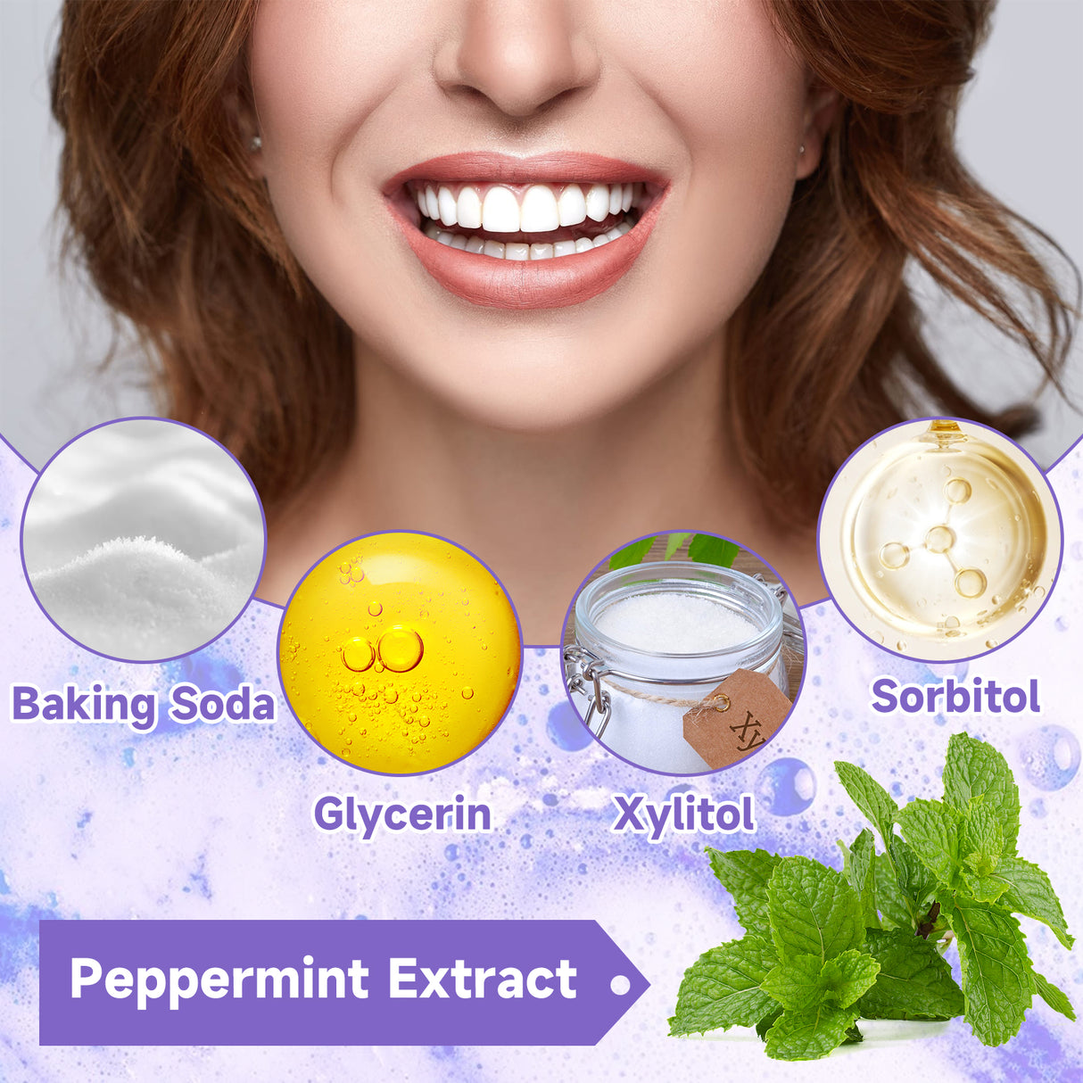 Purple Tooth Whitening Toothpaste, Brightens Teeth Cleans Stains And Relieves Bad Breath Beautiful Teeth Toothpaste - V.I.P Digital Presence