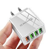 4USB mobile phone charger, multi port USB charging head charger - V.I.P Digital Presence