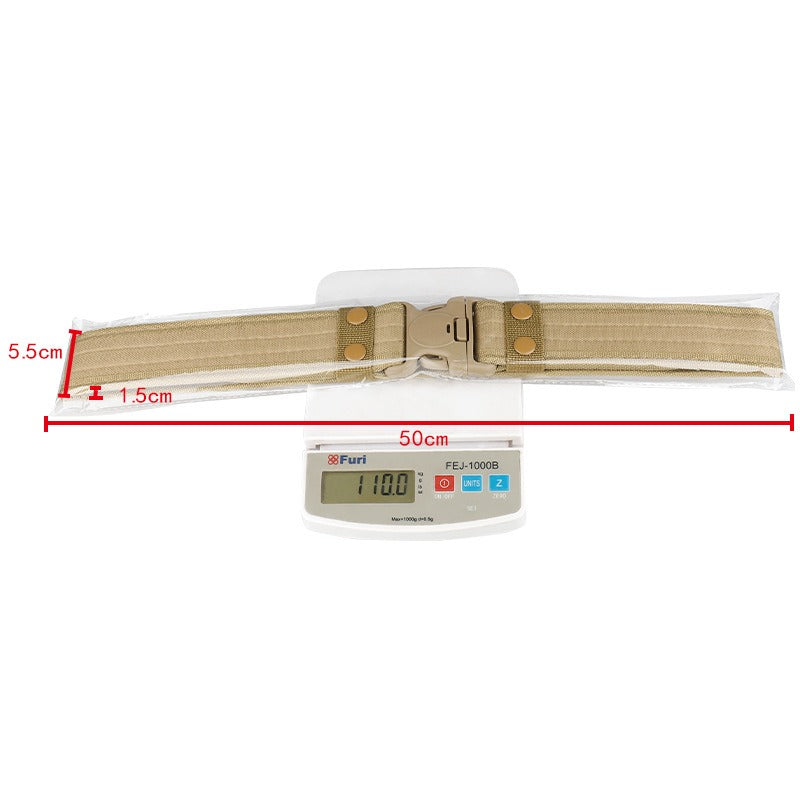5.0 Oxford Cloth Tactical Belt Velcro Wrapped Outdoor Canvas Belt - V.I.P Digital Presence