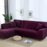 Solid color sofa cover, elastic tight package, full cover, fabric sofa cover, sofa cushion, sofa cover