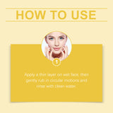 Turmeric Exfoliating Facial Scrub, Gently Repair Dead Skin Exfoliating Bright And Smooth Skin