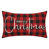 Christmas Decorative Pillowcase 2-piece Set Merry Christmas Sofa Cushion Cover Believe Waist Pillow Cover - V.I.P Digital Presence