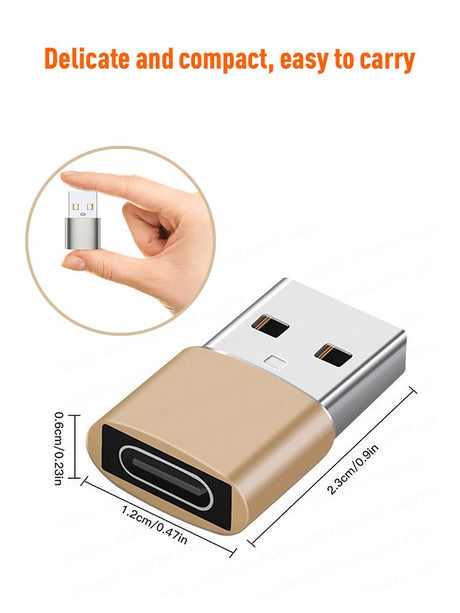 Type-C adapter Type-C to USB charging adapter Fast charging adapter USB adapter - V.I.P Digital Presence
