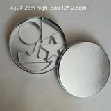 Sugar Candy Tools: Stainless Cutters, Choco Molds, Umbrella Cutter, 6 - pce Biscuit Kit for Fam & Party - V.I.P Digital Presence