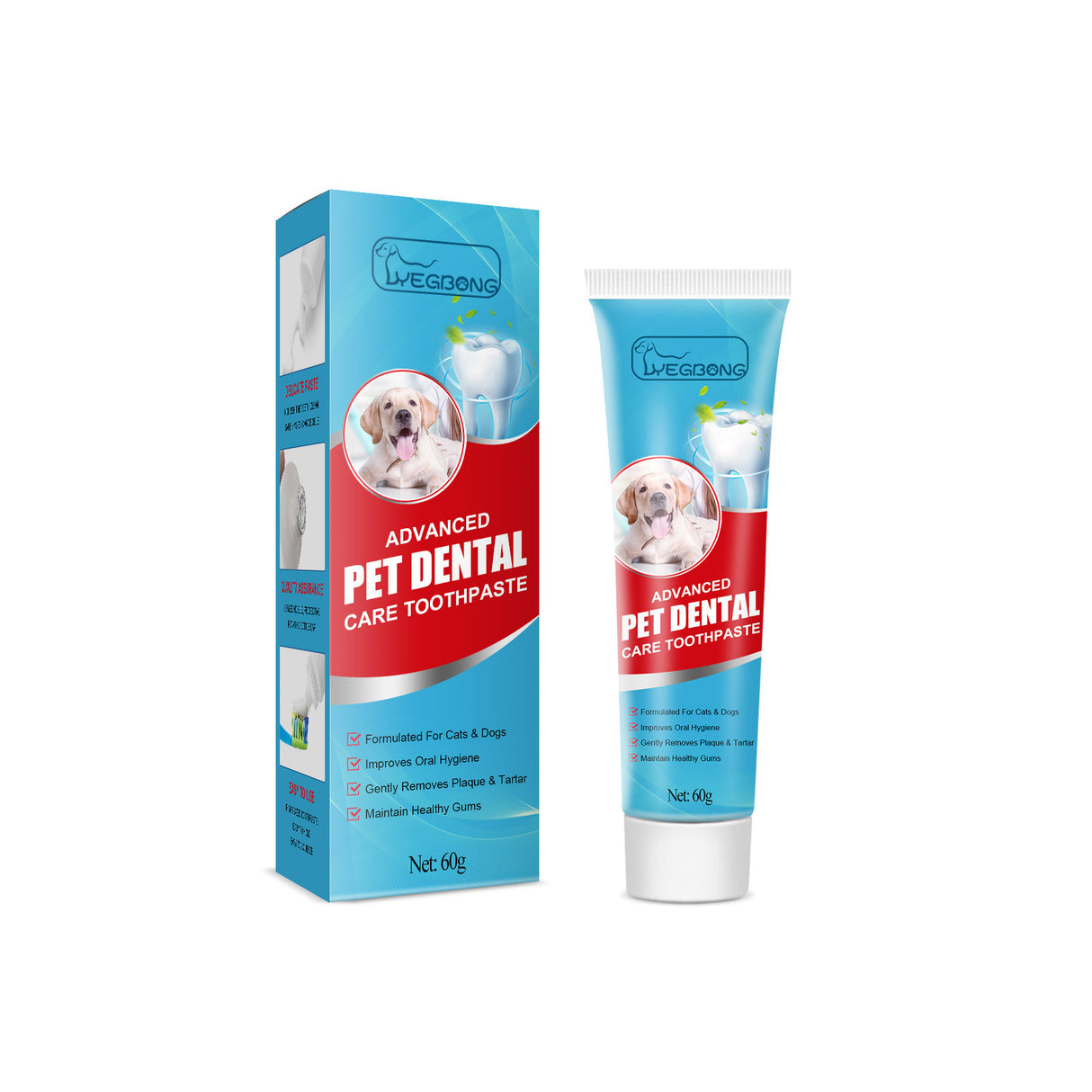 Pet Toothpaste for Dogs and Cats Oral Care Edible Fresh Breath Dental Cleaning - V.I.P Digital Presence