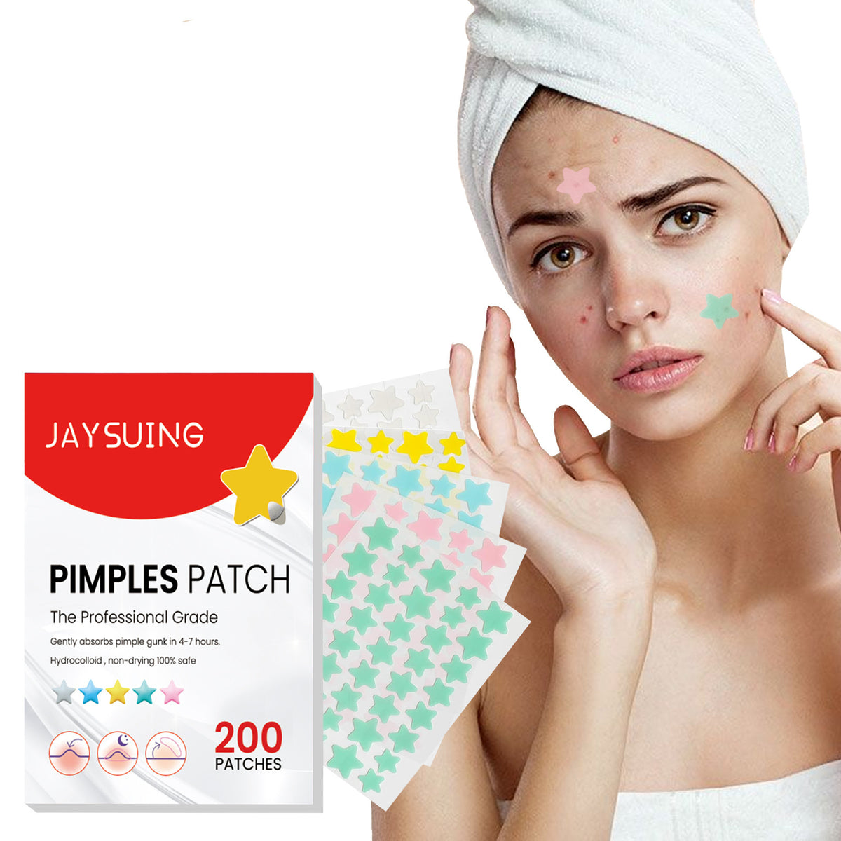 JaysuingRepair Acne Patch Facial Skin Care Fade Blemishes Pimple Marks Closed Acne Blemishes Cover Acne Pimple Repair Patch - V.I.P Digital Presence