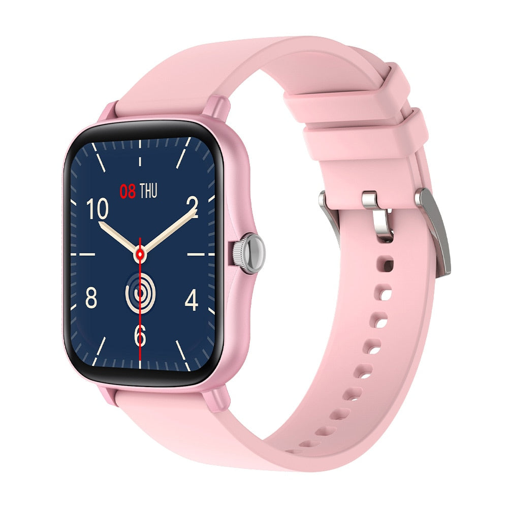 Reloj inteligente P8 Plus de 1,69 pulgadas para hombre y mujer, con pantalla táctil completa, rastreador de actividad física, resistente al agua IP67, GTS 2, compatible con teléfonos Xiaomi. 
