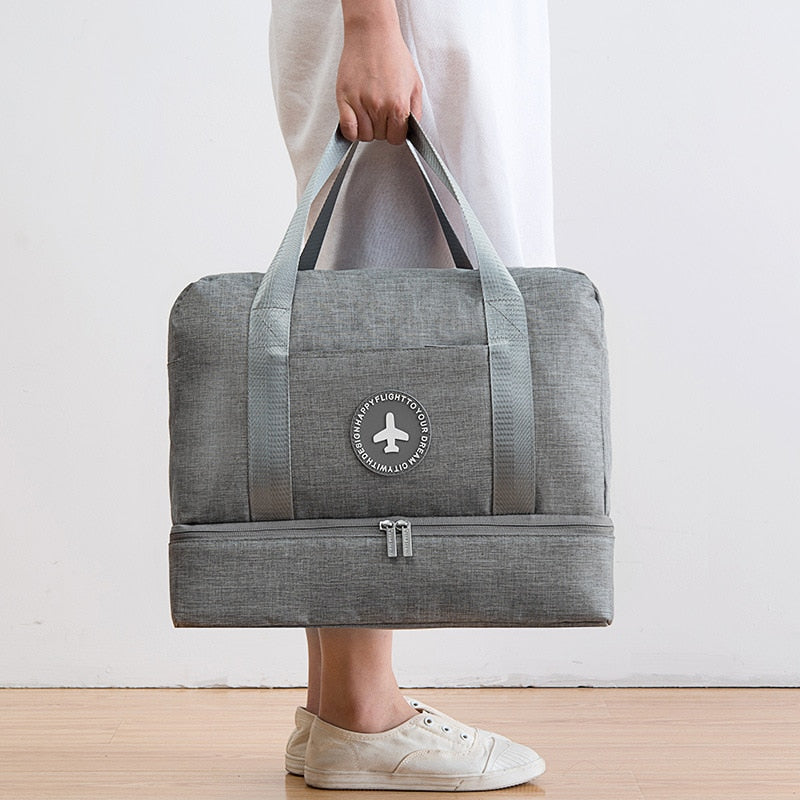 Portable Travel Bag Waterproof Travel Accessories Multifunctional Dry Wet Separation Storage Bag Soft Travel Duffle - V.I.P Digital Presence