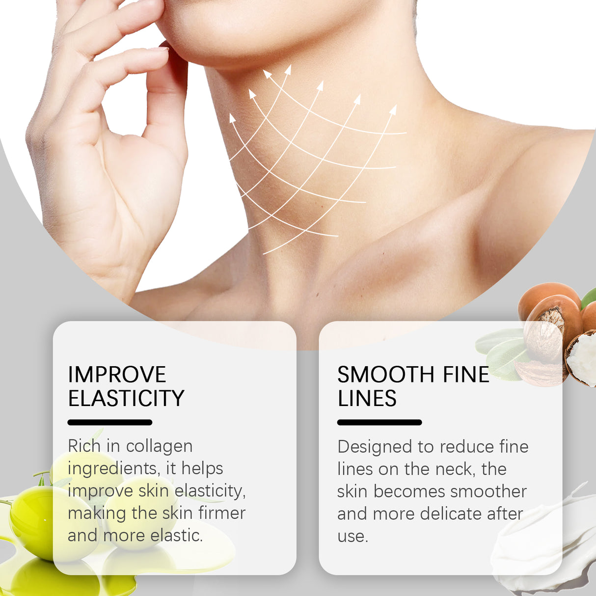 Neck Firming Cream For Fine Lines Neck Care Moisturizing And Moisturizing Cream