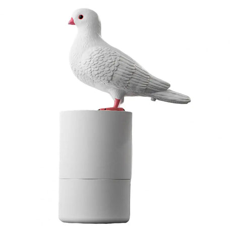 Pigeon-shaped auto sensor foam dispenser. Touchless, fine foam. - V.I.P Digital Presence