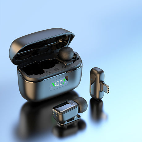 Wireless Lapel Microphone for Outdoor Computer Live Streaming Noise Reduction Universal Small Microphone - V.I.P Digital Presence