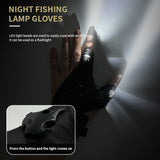 LED rechargeable fishing gloves with high elasticity, anti slip repair, lighting, luminous finger cots - V.I.P Digital Presence