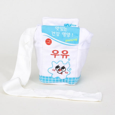 Milk Box Food Hiding Scented Plush Toy for Dogs with Sound Slow Feeding Intelligent Design - V.I.P Digital Presence