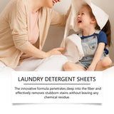 Laundry Detergent Sheet Gentle Cleaning And Decontamination Handy Household Laundry Bubble Paper - V.I.P Digital Presence