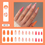 Finished manicure patches, wearable nails, drop-shaped manicure patches, contrasting color combinations - V.I.P Digital Presence