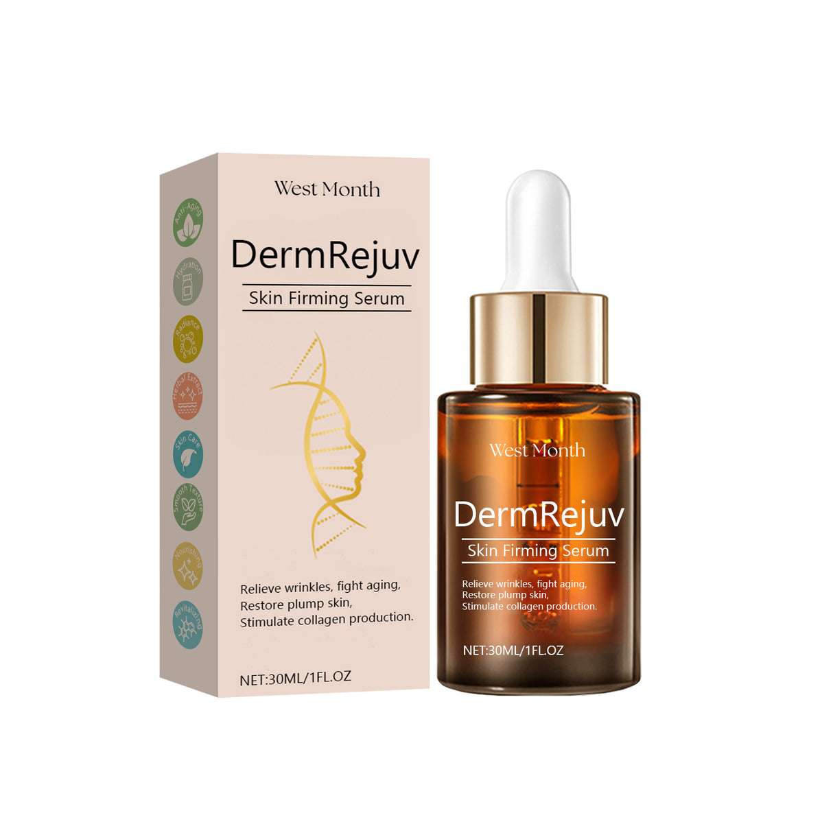 Firming Skin Essence, Brightening, Moisturizing And Smoothing Skin Line Firming Treatment Essence