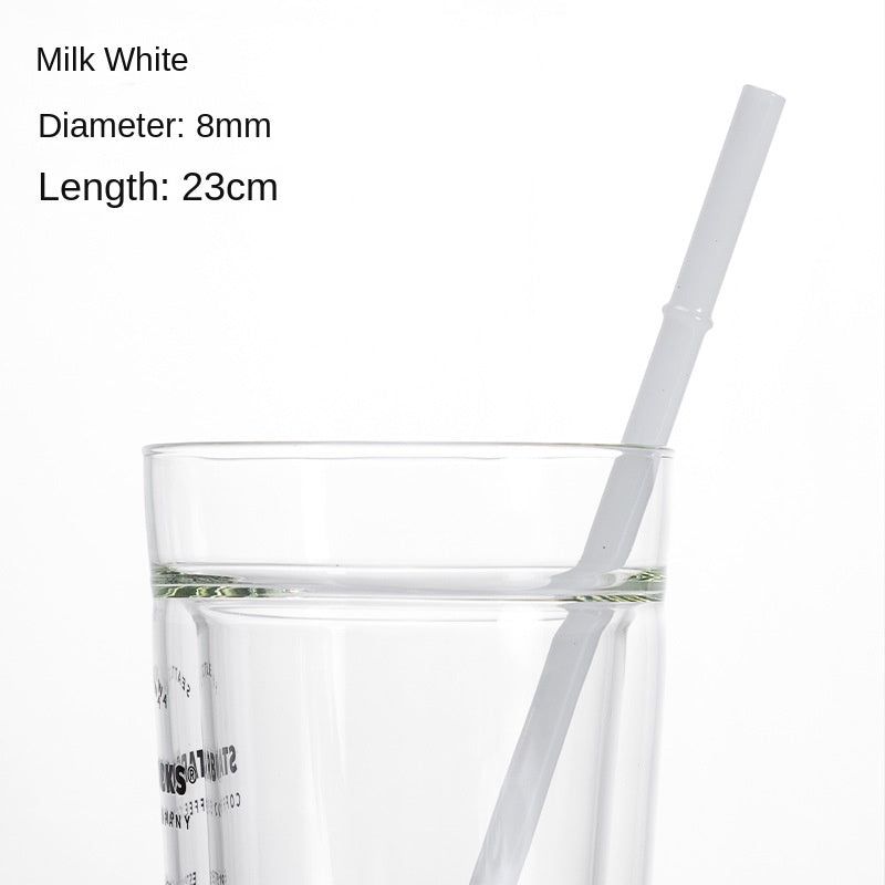 Eco-Friendly High Borosilicate Glass Straw Durable Heat-Resistant Starbucks Kids Straw 27cm Customized - V.I.P Digital Presence