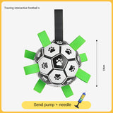 Dog Toy Ball for Teeth Cleaning and Durable Chewing Dog Soccer Ball for Outdoor Use - V.I.P Digital Presence