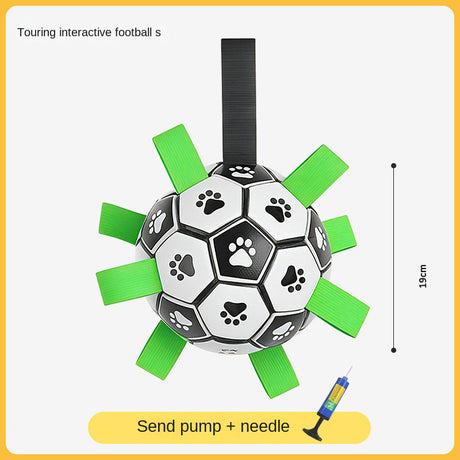 Dog Toy Ball for Teeth Cleaning and Durable Chewing Dog Soccer Ball for Outdoor Use - V.I.P Digital Presence