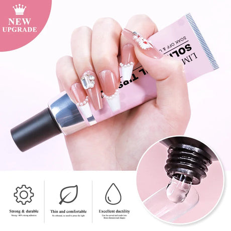 20ml/30ml Strong Nail Tips Glue Gel UV for Nails Rhinestones Resin Gem Jewelry DIY Decorations Adhesive Nail Fake Glue - V.I.P Digital Presence