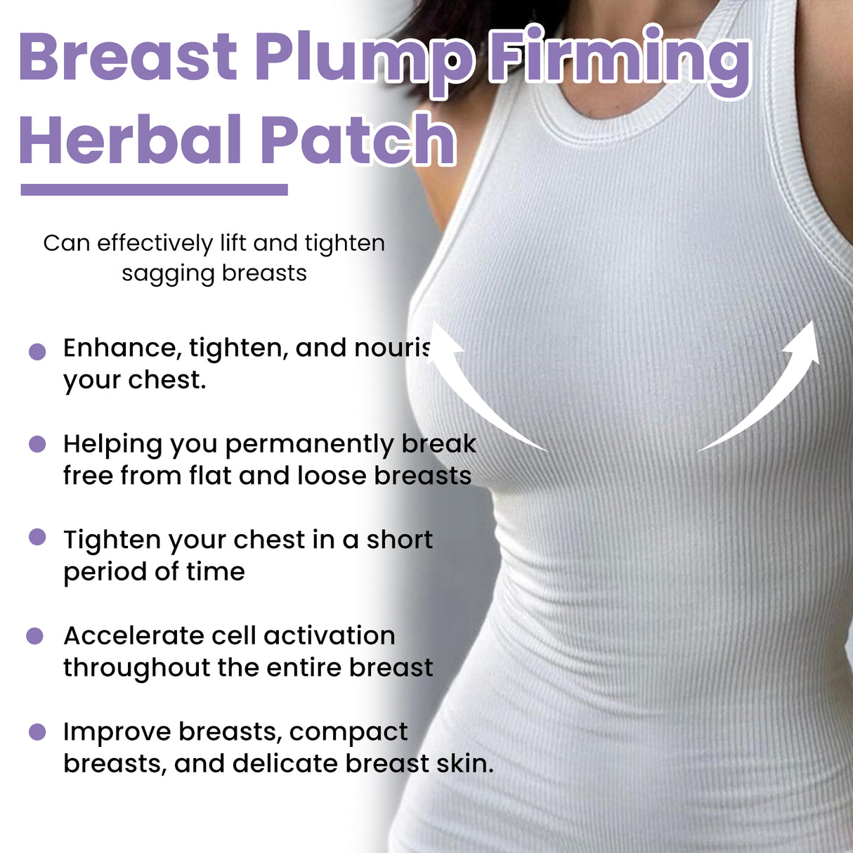 Breast Plump Firming Herbal Patch, Women's Breasts Plump Anti-sagging Breast Massage Care Patch - V.I.P Digital Presence