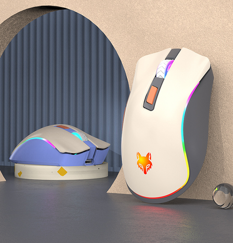 Wireless 2.4G Bluetooth dual-mode mouse rechargeable computer mute office gaming mouse - V.I.P Digital Presence