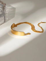 18K Gold-Plated Stainless Steel Bracelet - V.I.P Digital Presence