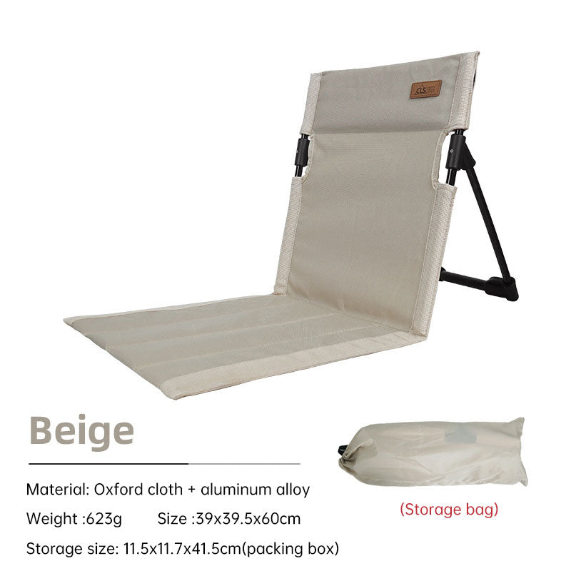 Silla con respaldo para acampar al aire libre, silla plegable portátil, silla de ocio, silla para balcón, parque, césped, silla de picnic