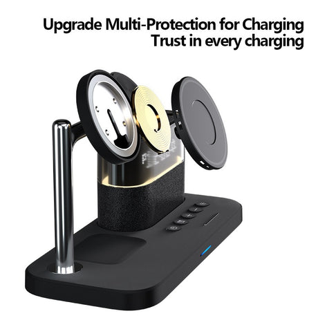Magnetic wireless charger 3 in 1 wireless charger clock wireless charger suitable for Apple 3 in 1 wireless charger - V.I.P Digital Presence