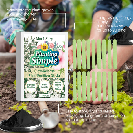 Plant Nutrition Bar, Slow-Release Nutrition For Domestic Flowers And Green Plants Growing In Potted Plants - V.I.P Digital Presence