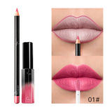 Pudaier 36 Color Matte Lip Gloss Lip Liner Matte Matte Lip Glaze Lipstick Pencil - V.I.P Digital Presence