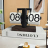 Retro flip digital clock, battery - powered mechanical clock for home & office decor - V.I.P Digital Presence
