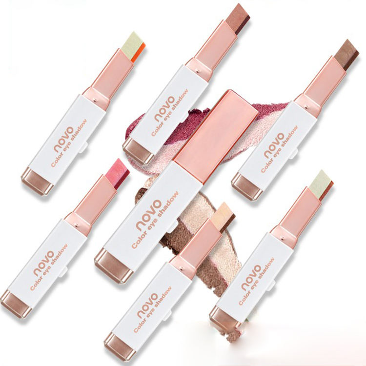 Eyeshadow Stick Stereo Gradient Shimmer Double Color Cream Pen Eye Makeup Cosmetics Tool - V.I.P Digital Presence