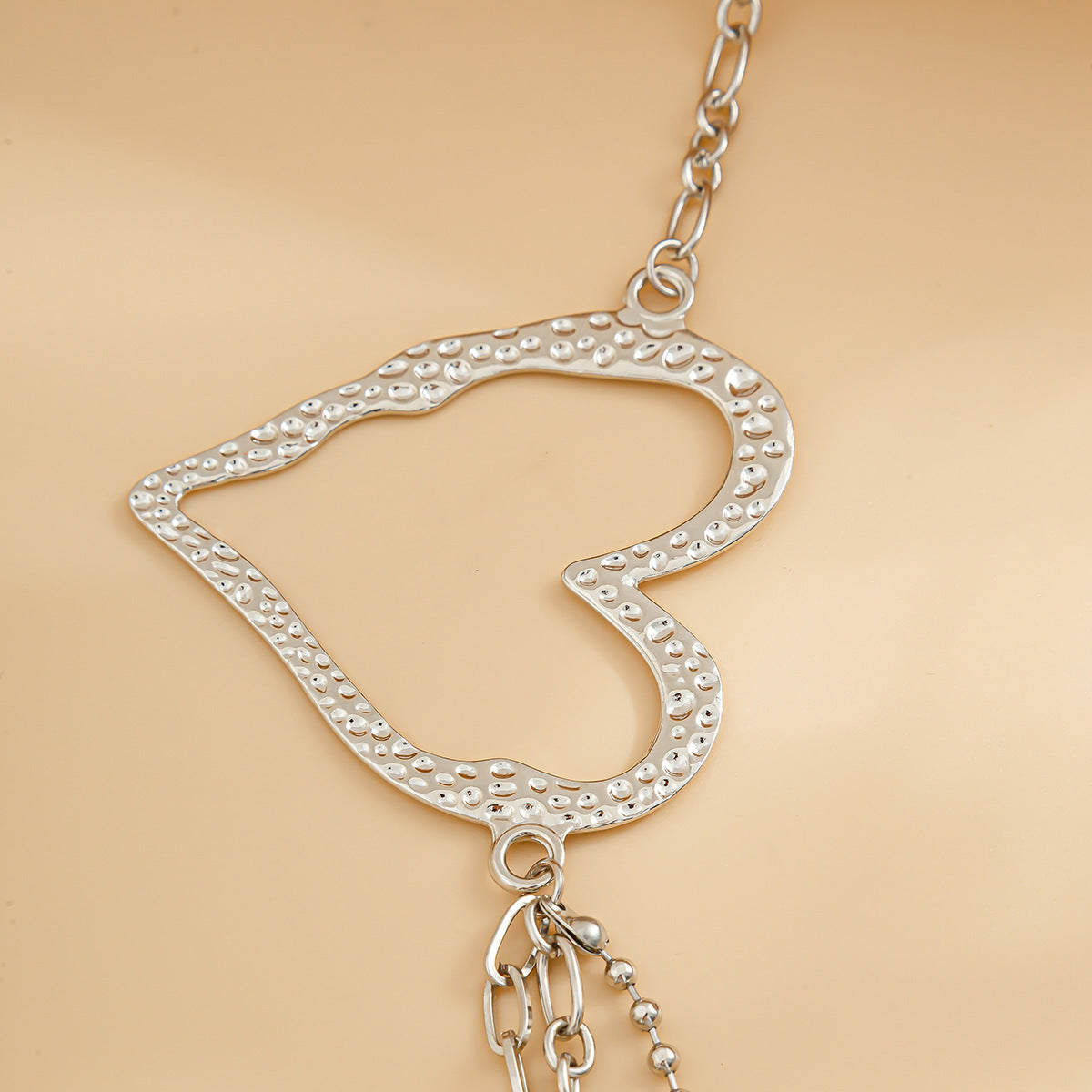 Sweet Cool Ins Exaggerated Big Love Waist Chain Female Personality Metal Thin Chain Body Chain - V.I.P Digital Presence