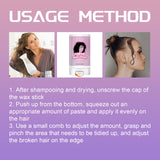 Hair Wax Stick, Long Lasting Hair Setting Smoothing Frizzy Small Broken Hair Natural Luster Solid Hair Oil Bar - V.I.P Digital Presence